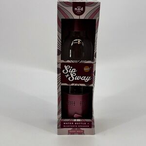 Nod Products Sip + Sway Water Bottle  13.5oz Rose Gold Bluetooth Speaker